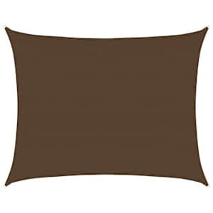 Stínící plachta 160 g/m² hnědá 6 x 8 m HDPE - obrázek 2
