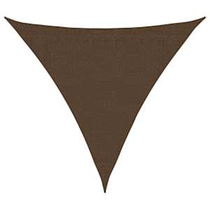 Stínicí plachta 160 g/m² hnědá 3 x 3 x 3 m HDPE - obrázek 2