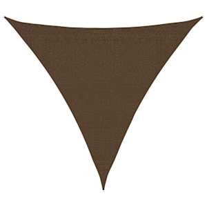 Stínící plachta 160 g/m² hnědá 3,6 x 3,6 x 3,6 m HDPE - obrázek 2