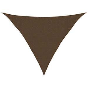 Stínící plachta 160 g/m² hnědá 3,5 x 3,5 x 4,9 m HDPE - obrázek 2