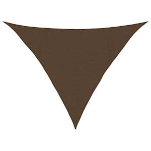 Stínicí plachta 160 g/m² hnědá 4 x 4 x 5,8 m HDPE - obrázek 2