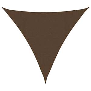 Stínící plachta 160 g/m² hnědá 4,5 x 4,5 x 4,5 m HDPE - obrázek 2