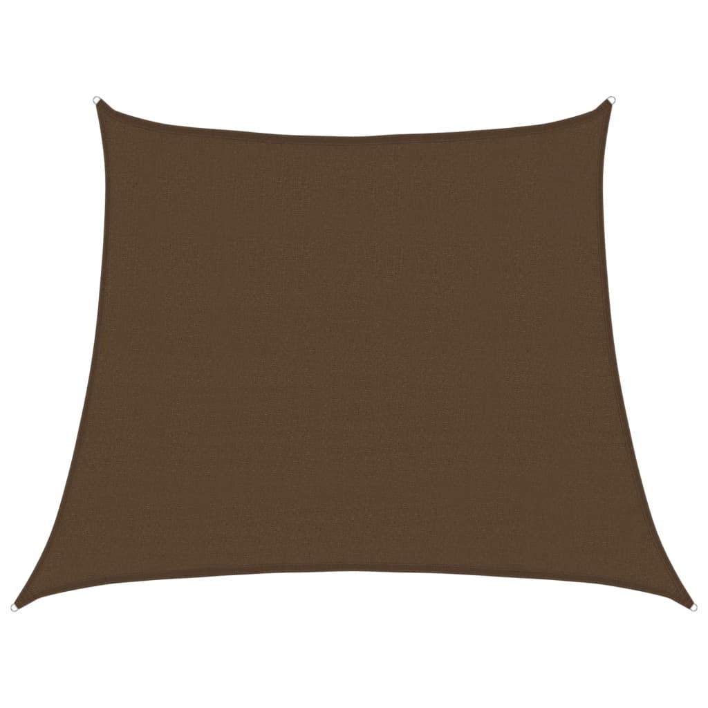 vidaXL Stínící plachta 160 g/m² hnědá 3/4 x 3 m HDPE