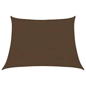 Stínící plachta 160 g/m² hnědá 4/5 x 3 m HDPE - obrázek 2