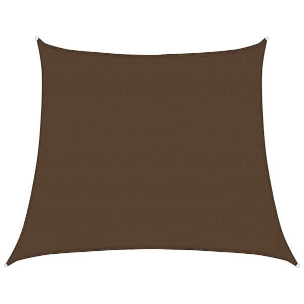 vidaXL p&auml;ikesevari puri 160 g/m&sup2; trapets pruun 4/5 x 4 m HDPE