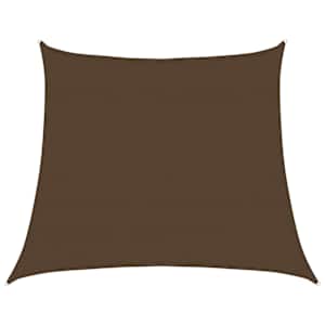 Stínicí plachta 160 g/m² lichoběžník hnědá 4/5 x 4 m HDPE - obrázek 2