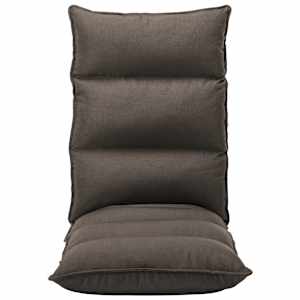 Skládací lenoška na podlahu taupe textil - obrázek 2