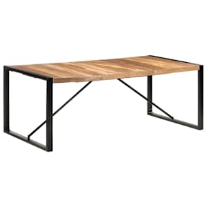 Jídelní stůl 200 x 100 x 75 cm masivní dřevo - obrázek 1