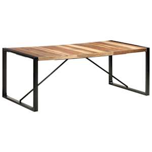 Jídelní stůl 200 x 100 x 75 cm masivní dřevo - obrázek 10