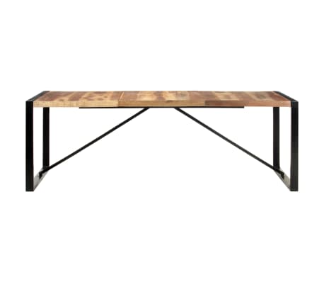 vidaXL Dining Table 220x100x75 cm Solid Wood