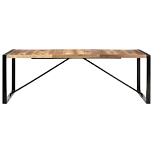 vidaXL Dining Table 220x100x75 cm Solid Wood