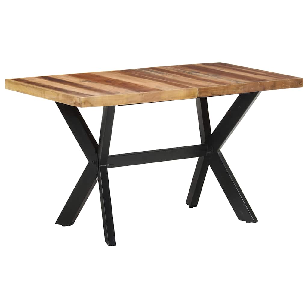 vidaXL Matbord 140x70x75 cm massivt tr&auml; med honungsfinish