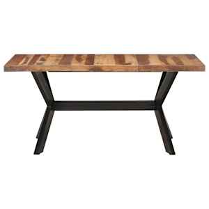 Jídelní stůl 160x80x75 cm masiv s medovou povrchovou úpravou - obrázek 2