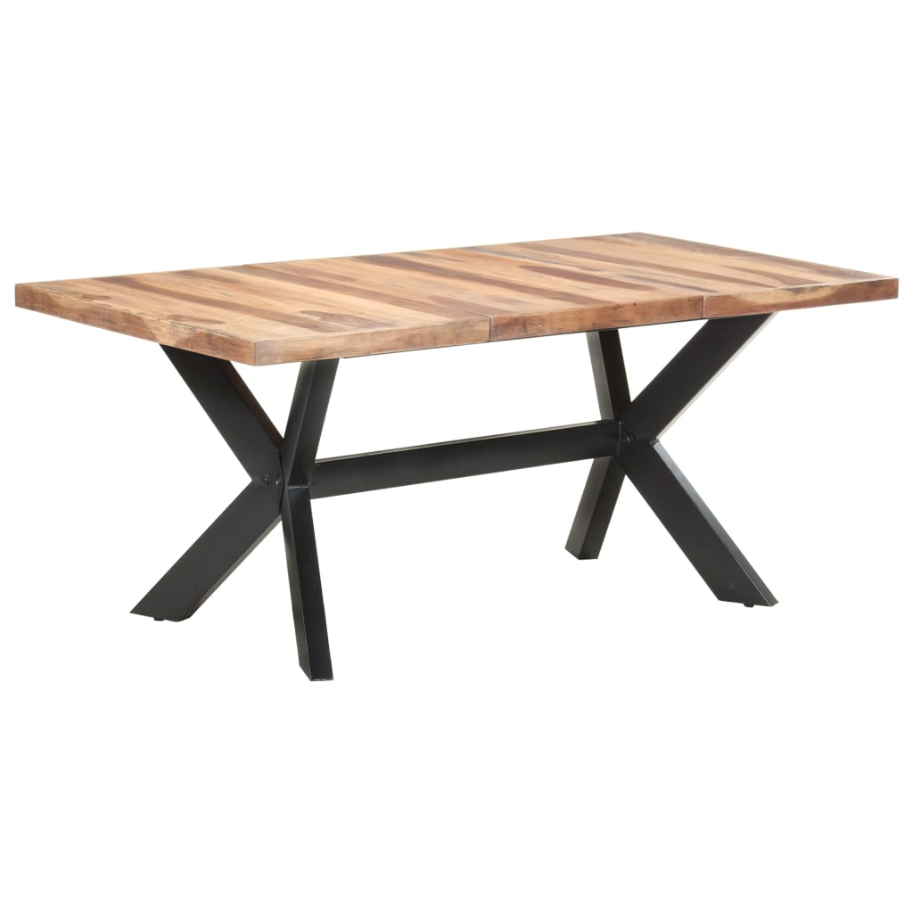 vidaXL Table de salle à manger 180x90x75 cm Bois avec finition miel