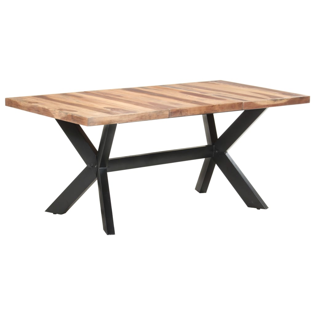 Image of vidaXL Dining Table 180x90x75 cm Solid Wood with Honey Finish