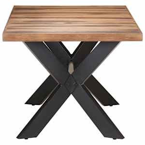 Jídelní stůl 180x90x75 cm masiv s medovou povrchovou úpravou - obrázek 3