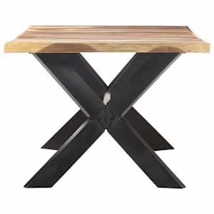 Jídelní stůl 200x100x75 cm masiv s medovou povrchovou úpravou - obrázek 3