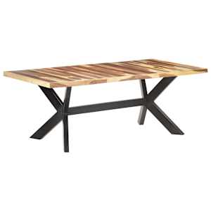 Jídelní stůl 200x100x75 cm masiv s medovou povrchovou úpravou - obrázek 9