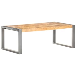 Konferenční stolek 110 x 60 x 40 cm hrubé mangovníkové dřevo - obrázek 8
