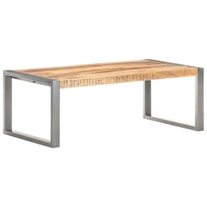 Konferenční stolek 110 x 60 x 40 cm hrubé mangovníkové dřevo - obrázek 10