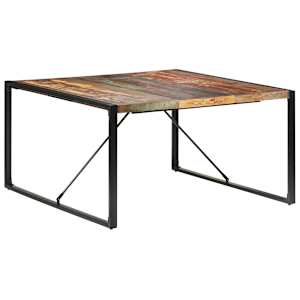 Jídelní stůl 140 x 140 x 75 cm masivní recyklované dřevo - obrázek 10
