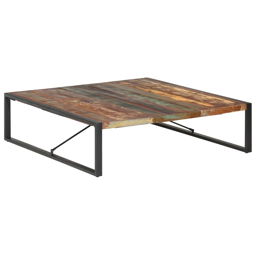 Coffee Table 140x140x40 cm Solid Reclaimed Wood