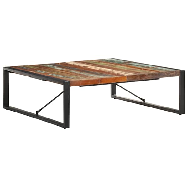 vidaXL kohvilaud, 120 x 120 x 40 cm, taastatud puit