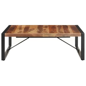 vidaXL Coffee Table 120x120x40 cm Solid Wood