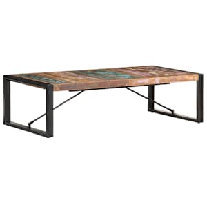 Konferenční stolek 140 x 70 x 40 cm masivní recyklované dřevo - obrázek 9