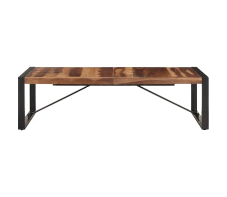 vidaXL Table basse 140x70x40 cm Bois solide