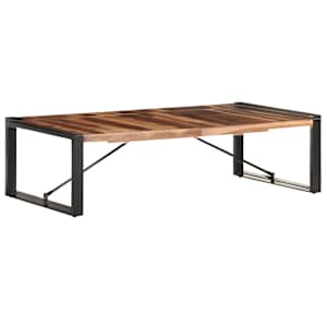 Konferenční stolek 140 x 70 x 40 cm masivní dřevo - obrázek 10