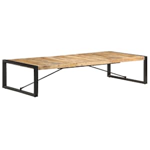 Konferenční stolek 180 x 90 x 40 cm hrubé mangovníkové dřevo - obrázek 1