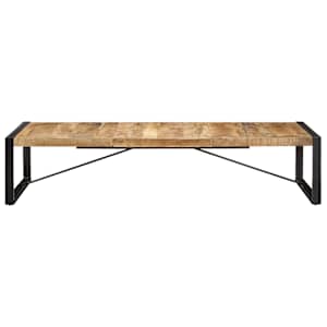Konferenční stolek 180 x 90 x 40 cm hrubé mangovníkové dřevo - obrázek 2