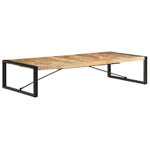 Konferenční stolek 180 x 90 x 40 cm hrubé mangovníkové dřevo - obrázek 9