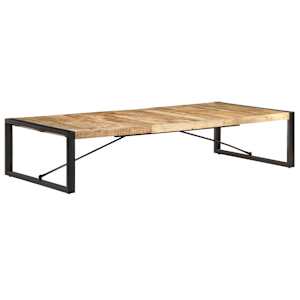 Konferenční stolek 180 x 90 x 40 cm hrubé mangovníkové dřevo - obrázek 10