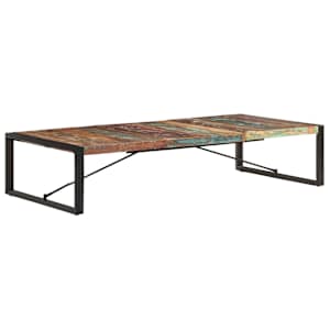 Konferenční stolek 180 x 90 x 40 cm masivní recyklované dřevo - obrázek 9