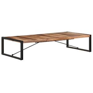 Konferenční stolek 180 x 90 x 40 cm masivní dřevo - obrázek 8