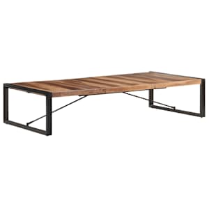 Konferenční stolek 180 x 90 x 40 cm masivní dřevo - obrázek 9
