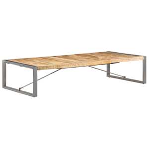 Konferenční stolek 180 x 90 x 40 cm hrubé mangovníkové dřevo - obrázek 8