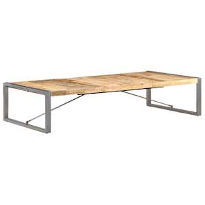 Konferenční stolek 180 x 90 x 40 cm hrubé mangovníkové dřevo - obrázek 10
