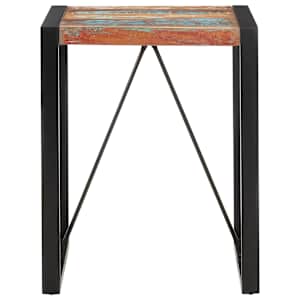 Jídelní stůl 60 x 60 x 75 cm masivní recyklované dřevo - obrázek 2