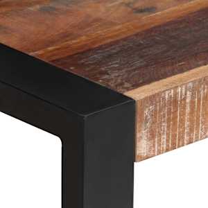 Jídelní stůl 60 x 60 x 75 cm masivní recyklované dřevo - obrázek 3