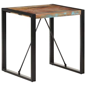 Jídelní stůl 70 x 70 x 75 cm masivní recyklované dřevo