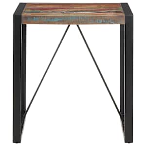 Jídelní stůl 70 x 70 x 75 cm masivní recyklované dřevo - obrázek 2