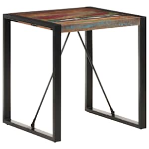 Jídelní stůl 70 x 70 x 75 cm masivní recyklované dřevo - obrázek 9