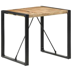 Jídelní stůl 80 x 80 x 75 cm masivní mangovníkové dřevo - obrázek 7