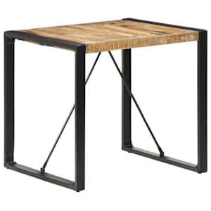 Jídelní stůl 80 x 80 x 75 cm masivní mangovníkové dřevo - obrázek 8