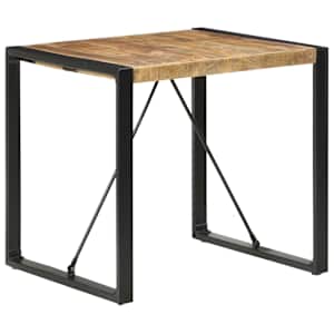 Jídelní stůl 80 x 80 x 75 cm masivní mangovníkové dřevo - obrázek 9