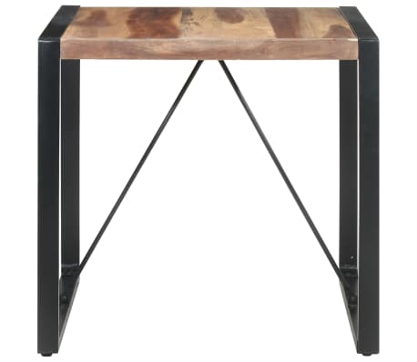 vidaXL Eettafel 80x80x75 cm massief hout