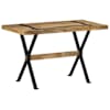 vidaXL s&ouml;&ouml;gilaud, 120 x 60 x 76 cm, t&ouml;&ouml;tlemata mangopuit